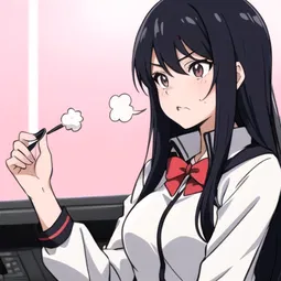 Anime Girl with Sharp Chin AI Character