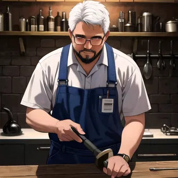 AI Character Blacksmith Hammer