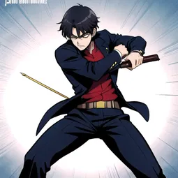 Gunman Manhwa AI Character