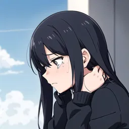 Crying Anime Girl AI Character