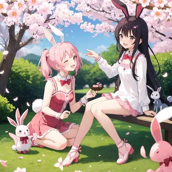 AI Character Hanami Bunny