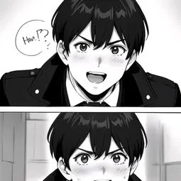 Weight Gain Anime Male AI Character