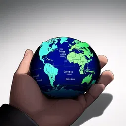 86 World Map AI Character