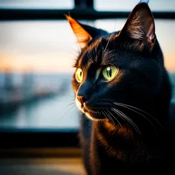 Black Cat Therian AI Character