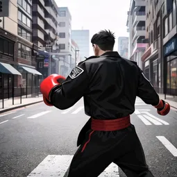Brawling Go AI Character