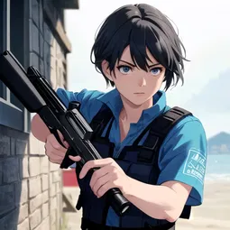 Gun A Sandblast AI Character