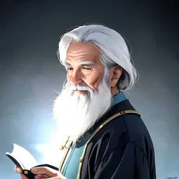 Elderly Enchanter AI Character