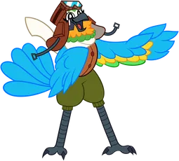 Mollie Macaw Indigo Park AI Character