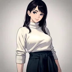 Sweaters Tied Around the Waist AI Character