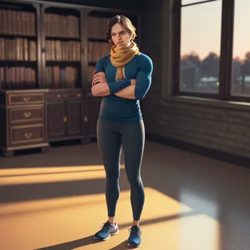 AI Character Alex, Collegiate Fitness Enthusiast