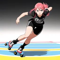 Anime Roller Skates AI Character