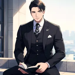 Vest Suit AI Character