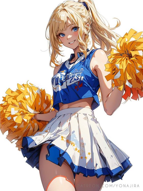 Profile of Chloe the Cheerleader bimbo