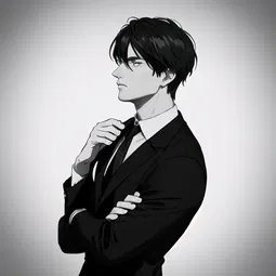 Jacket Waist Tied AI Character