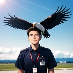 American Eagle AI Character