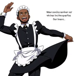 LeBron Maid Outfit AI Character