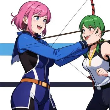 AI Character Archery Comic