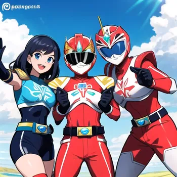 AI Character Go Go Power Ranger