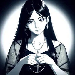 Rosary Necklace AI Character