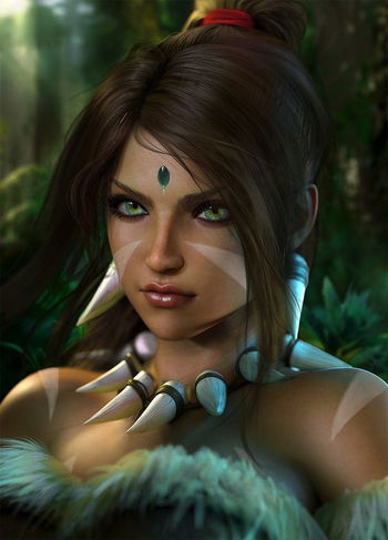 AI Character Nidalee - The Bound Huntress