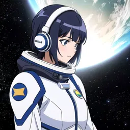 Space Suit Anime AI Character