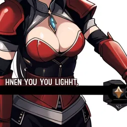 The Lady Knight and the Beast-Eared Child AI Character