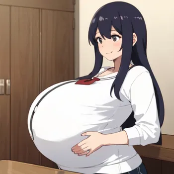 AI Character Pregnant Futanari