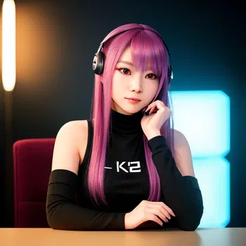 AI Character Neon Kirei