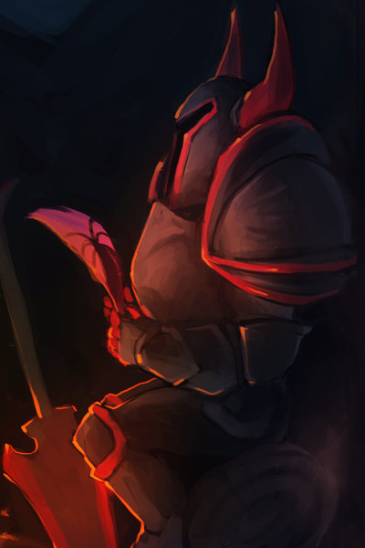 Profile of Black Knight - Shovel Knight (R18+)