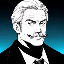 Fake Mustache, Esq. AI Character