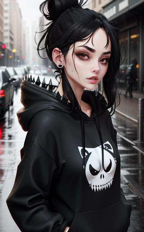 Profile of Goth Girl