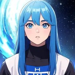 Blue Miburo AI Character