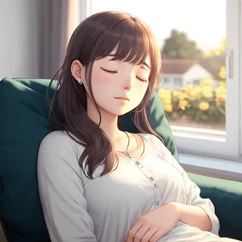 AI Character Sleeping Step Sis