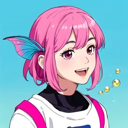 Pink Betta Fish AI Character