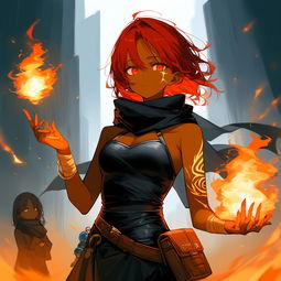 Kira Emberflame AI Character