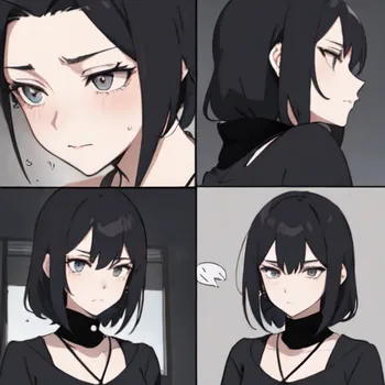 AI Character Emo Step Sister