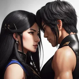 Ena Kita and Gojo AI Character