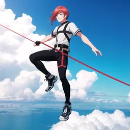 Anime Tightrope AI Character