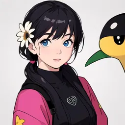 Flower Stickers AI Character