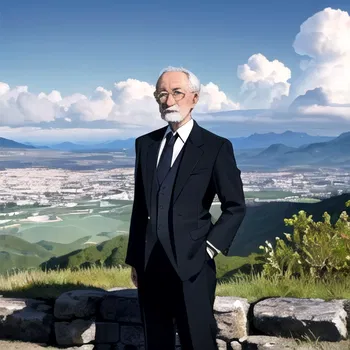 AI Character Grand Father Clock