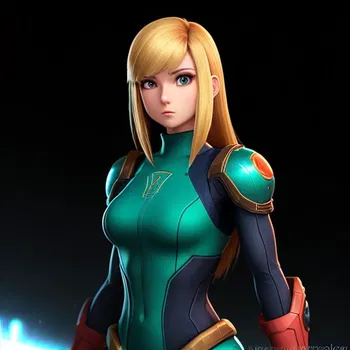 AI Character Zero Suit Samus NSFW