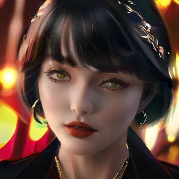 AI Character Lila the Goth Chick