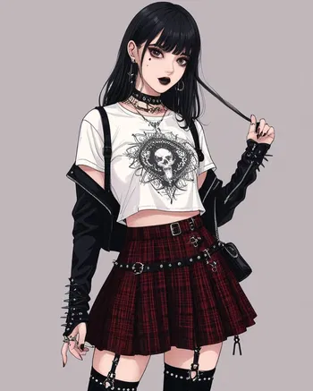 AI Character Your Artistic Goth Girl Roommate