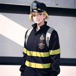 Indiana Fire Trucks AI Character