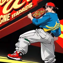 Wingstop Logo AI Character