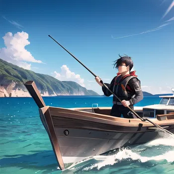 AI Character im on a boat