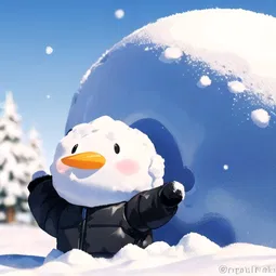 Frosty the Snowman Inflatable AI Character