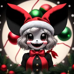 Hazbin Hotel Christmas AI Character