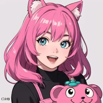 AI Character Pink Monster