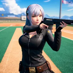 Gun Waifu AI Character